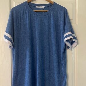 Blue Short Sleeve Women's Tee